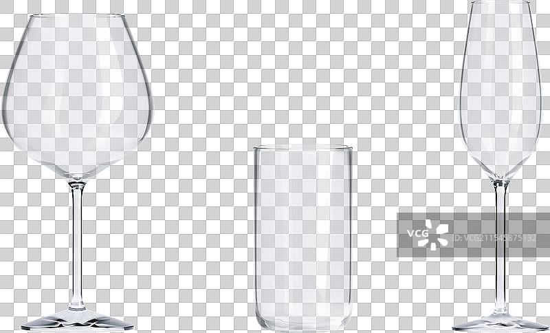 空透明鸡尾酒杯图片素材