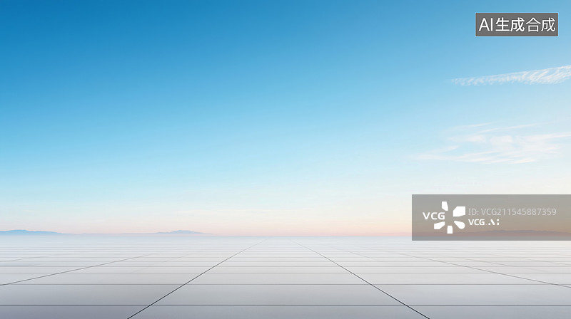 【AI数字艺术】城市天际线风光背景图片素材