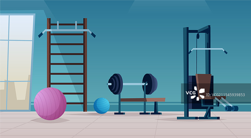 健身俱乐部运动背景与配件图片素材