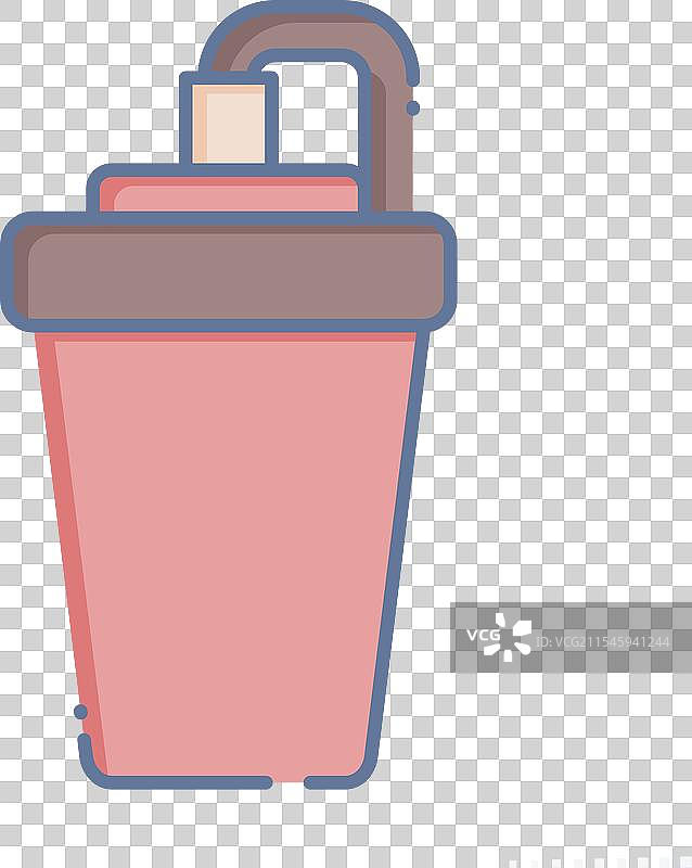 与冰球运动相关的能量饮料图标图片素材