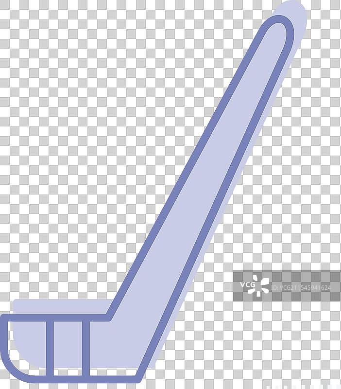 与冰球运动相关的冰球棒图标图片素材