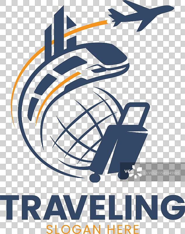 旅行公司标志设计图片素材