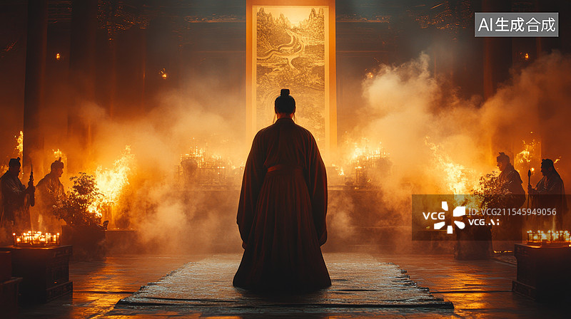 【AI数字艺术】历史人物 中国历史  皇帝三皇五帝图片素材