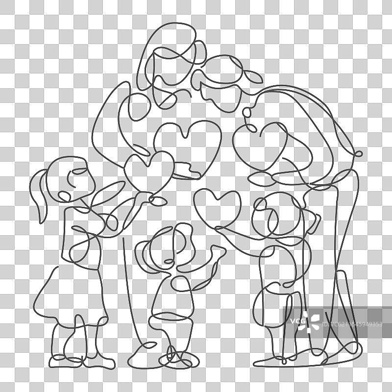 寄养家庭的背景图像图片素材