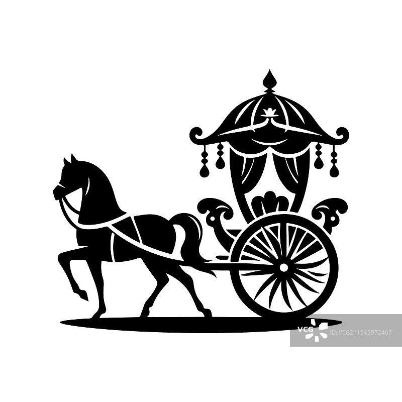 轿子剪影包，完美适用于文化活动图片素材