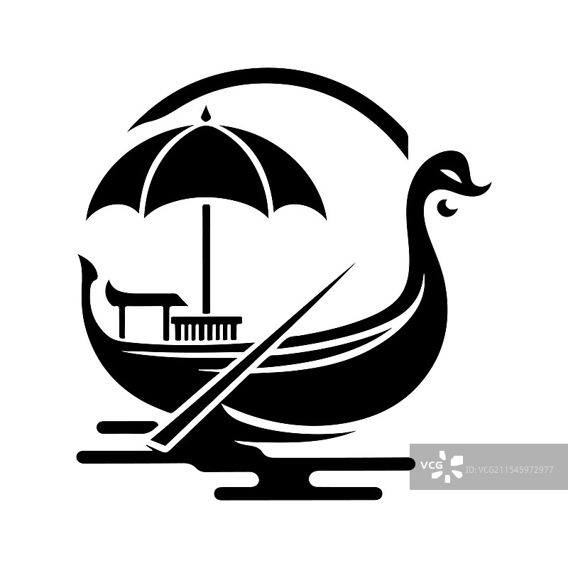 小船剪影下载高质量图形图片素材