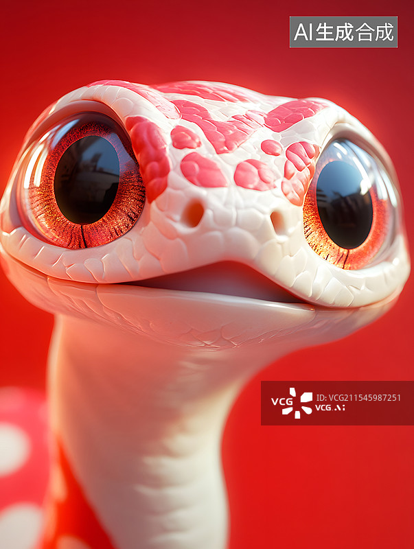 【AI数字艺术】蛇  可爱图片素材