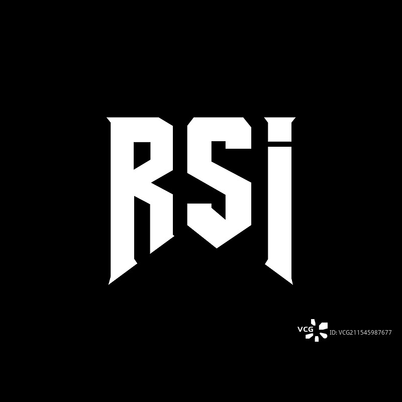 RSI字母标志设计，适用于科技公司RSI图片素材