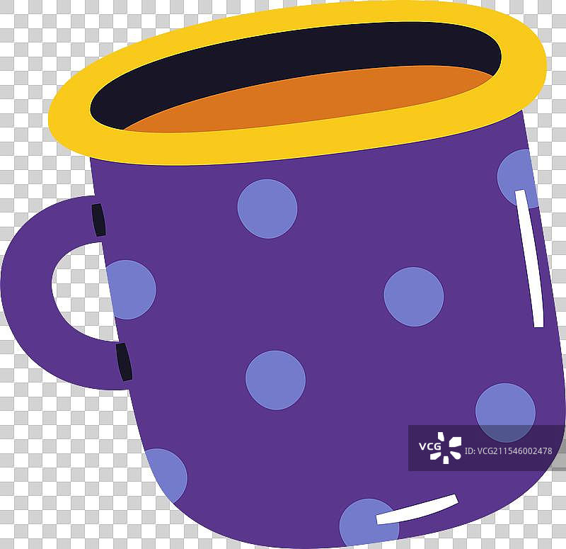 手绘咖啡杯图片素材