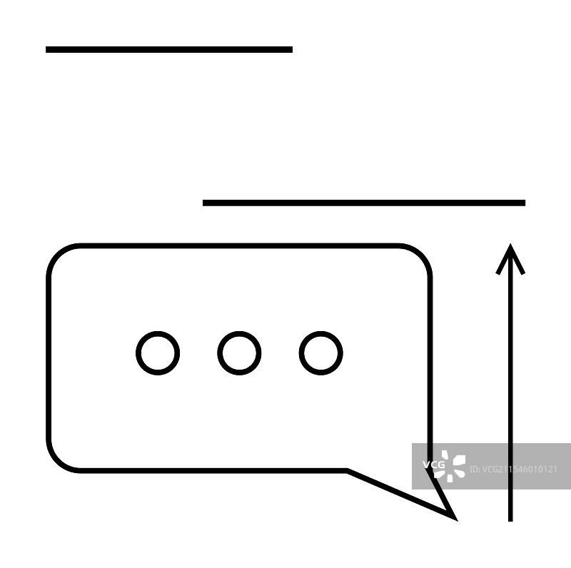 简约的交流符号与对话气泡图片素材