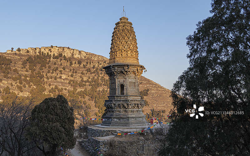 河北省保定市涞水县庆化寺花塔图片素材