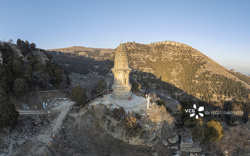 河北省保定市涞水县庆化寺花塔图片素材