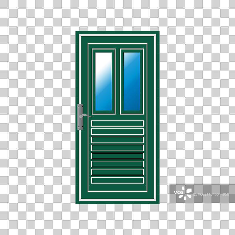 现代住宅前门图片素材