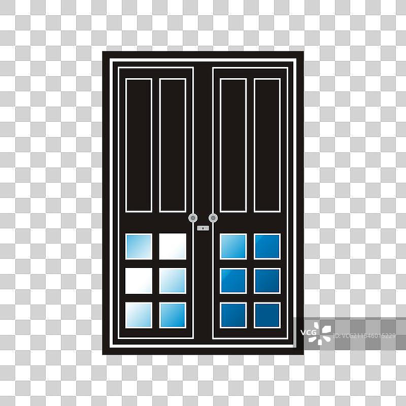 现代住宅前门图片素材