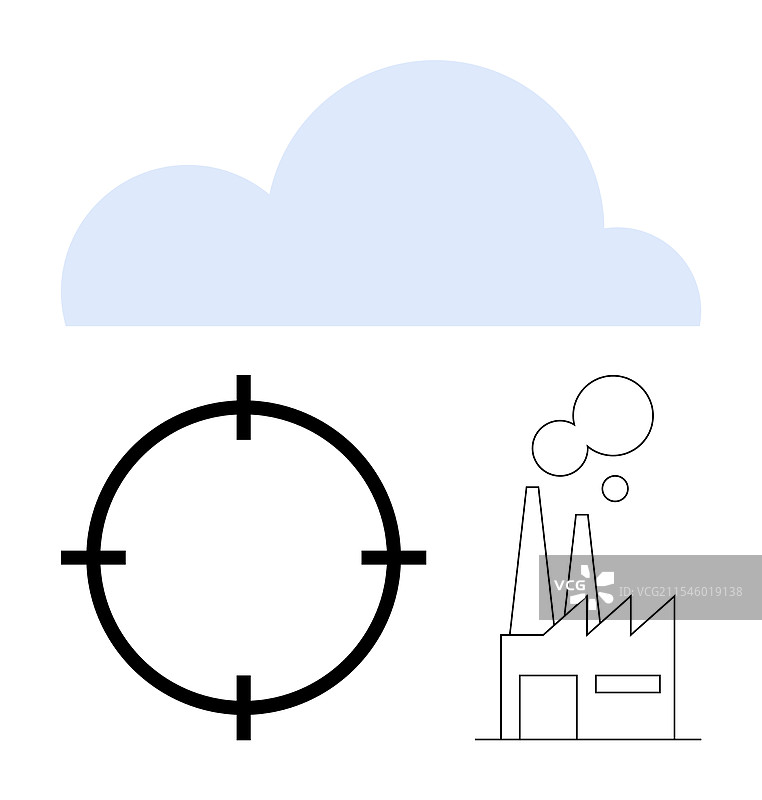 云计算与工业目标图片素材