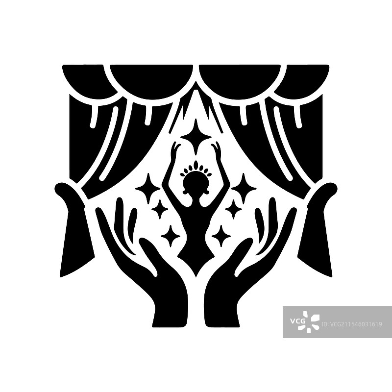 帆船轮廓海洋主题图形图片素材