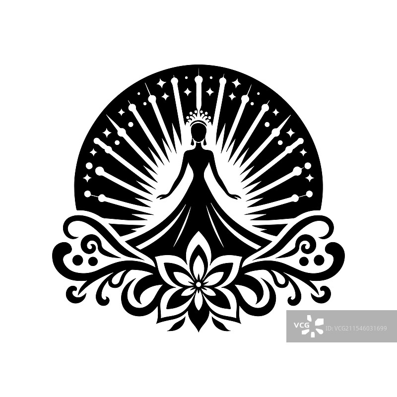 帆船轮廓海洋主题图形图片素材