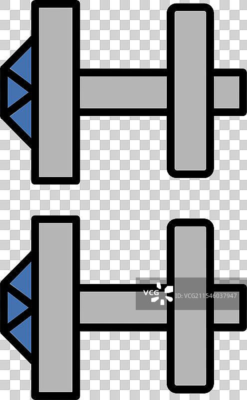 袖扣线条填充图标设计图片素材