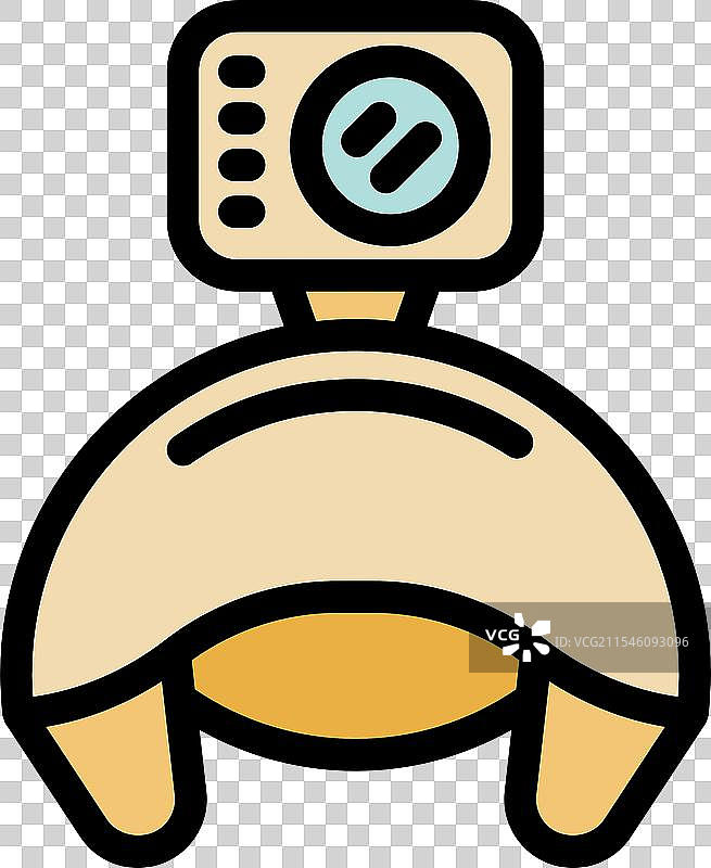 极限运动头盔配备录影的运动相机图片素材