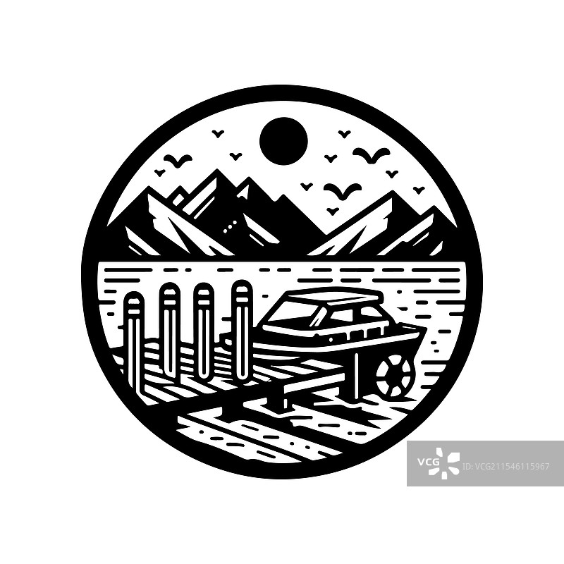 多功能的浮筒轮廓，完美适用于图片素材