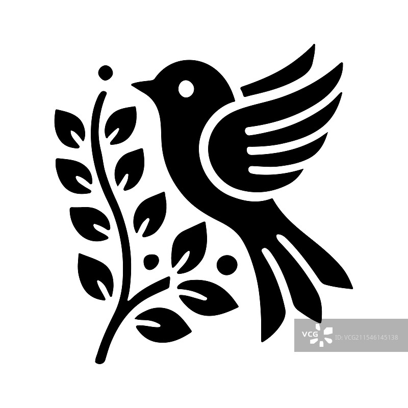 下载专业的靛蓝雀剪影图片素材