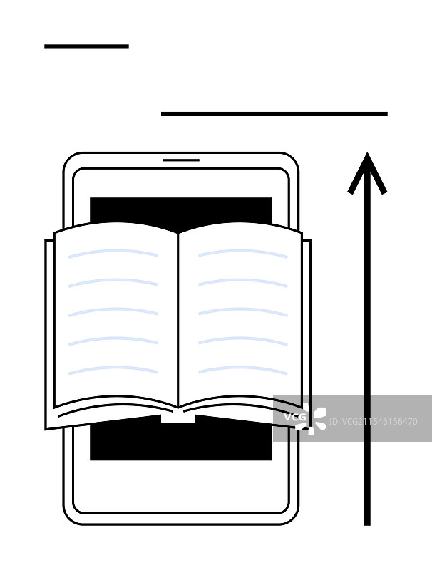 数字阅读的演变：连接传统与现代图片素材