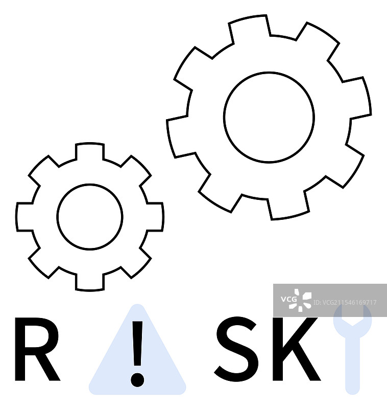 风险管理与机械工程概念图片素材