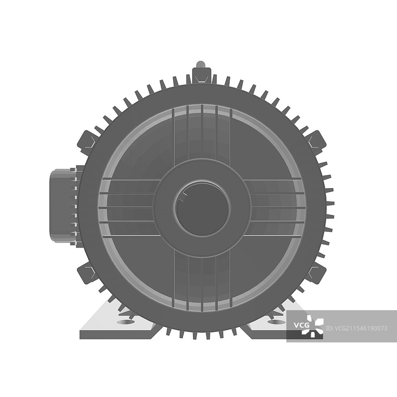 电动机转子电动机多边形图片素材