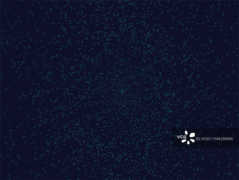 点状背景 - 黑色上的蓝色圆点图片素材