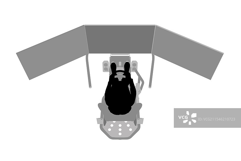 坐在现实场景中的女孩剪影图片素材