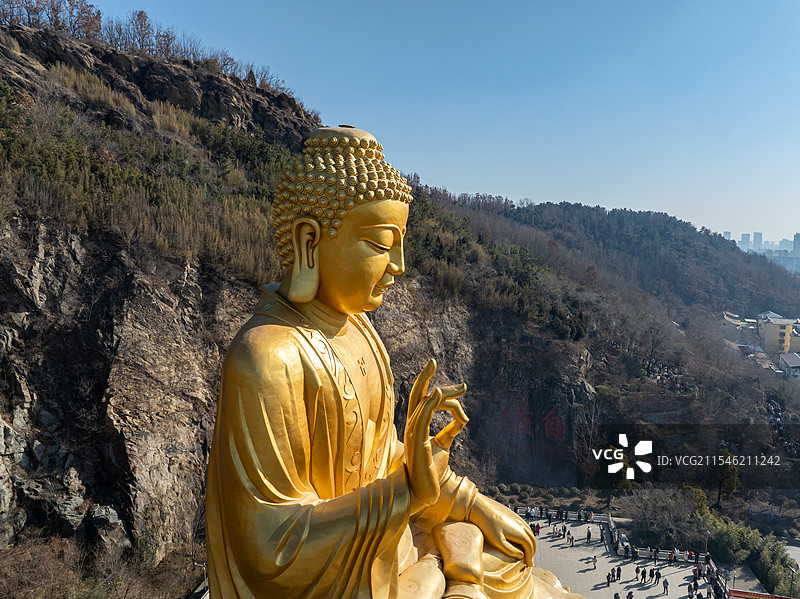 著名寺院江苏省连云港市灌云县石佛寺大佛寺风光图片素材