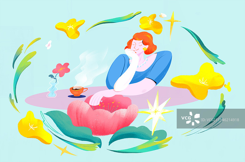 漂亮的女孩图片素材