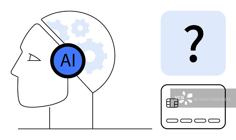 认知过程中的人工智能整合图片素材