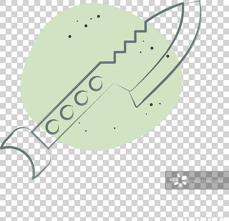 与潜水相关的沙漠鱼叉图标图片素材