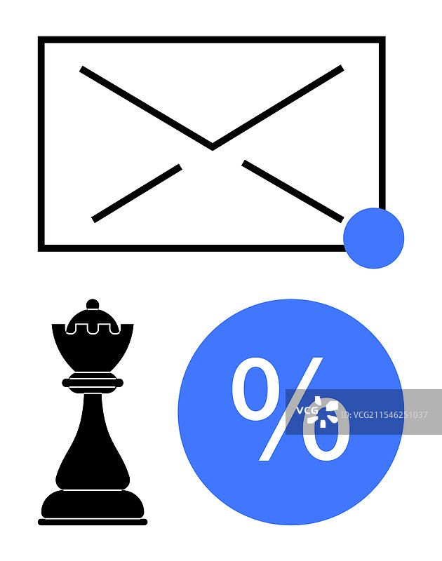 电子邮件通知象棋车的符号图片素材