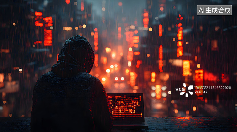 【AI数字艺术】网络核心编程程序员图片素材