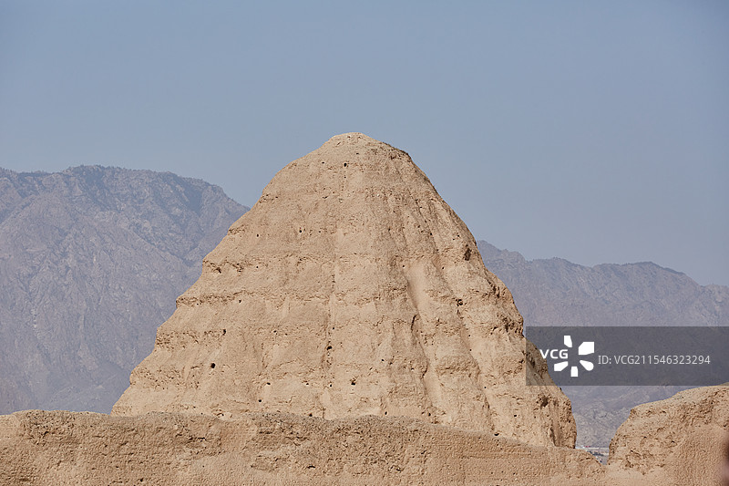 宁夏银川西夏王陵风景图片素材