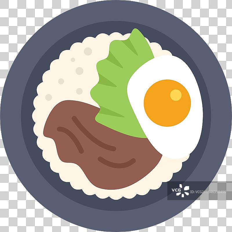 夏威夷的洛可莫可菜肴，配有煎蛋和肉汁图片素材