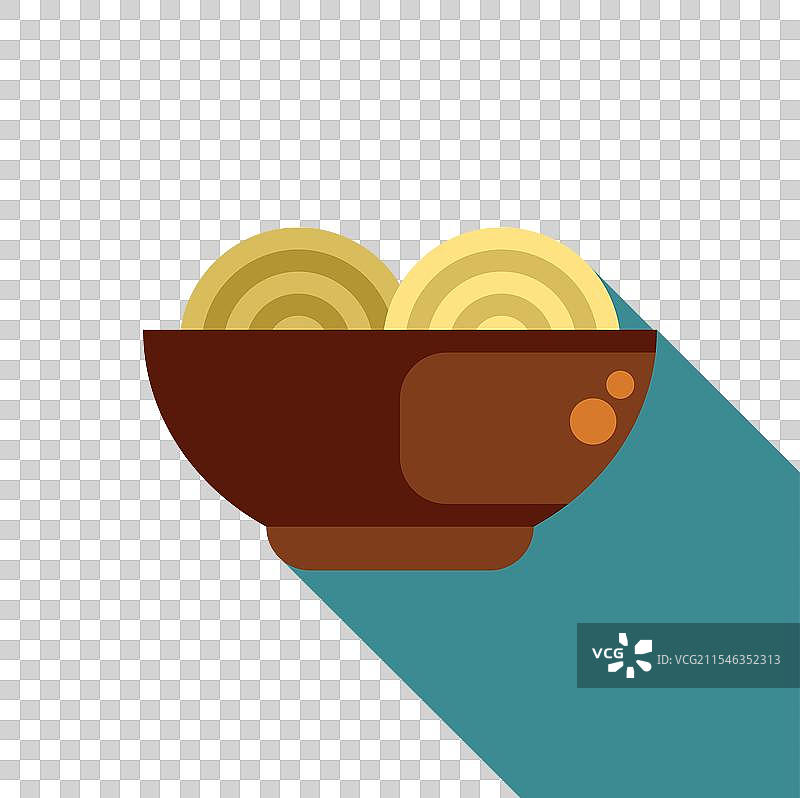 一碗面条代表东方美食图片素材