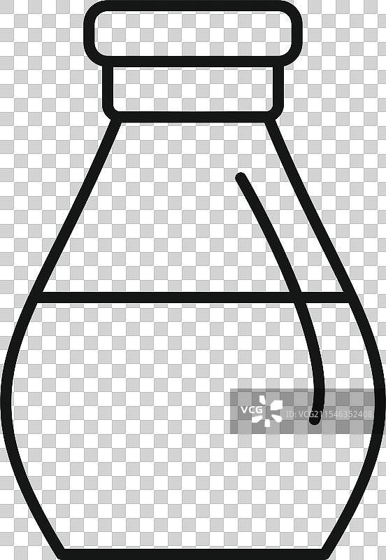 封闭的调味酱瓶图标，显示填充的调味品图片素材