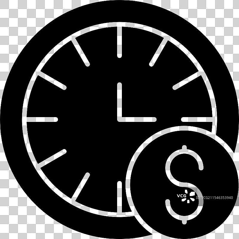 时间就是金钱的图标设计图片素材