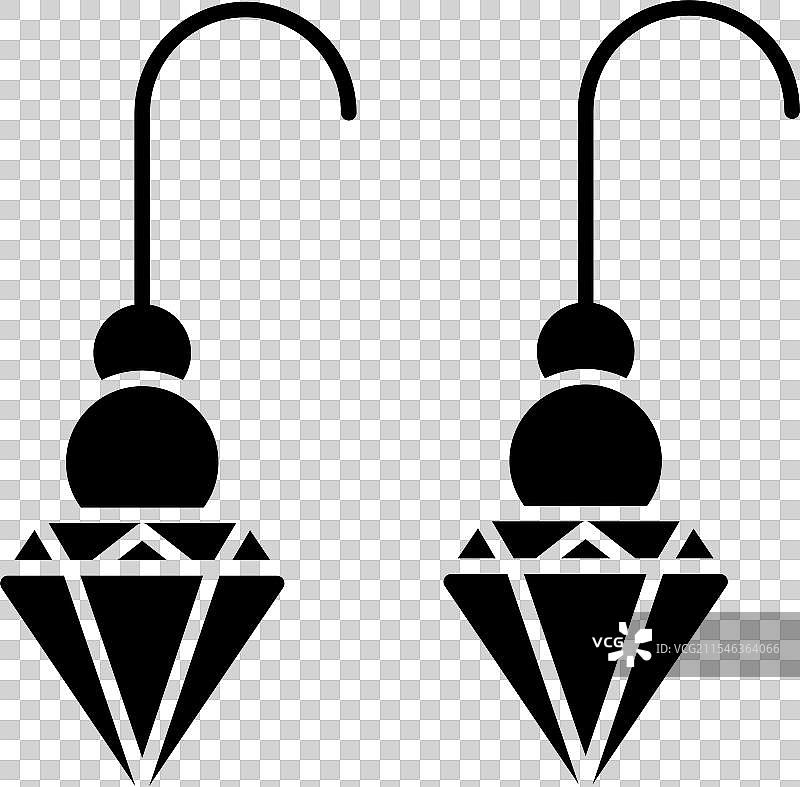 圆形耳环图标设计图片素材