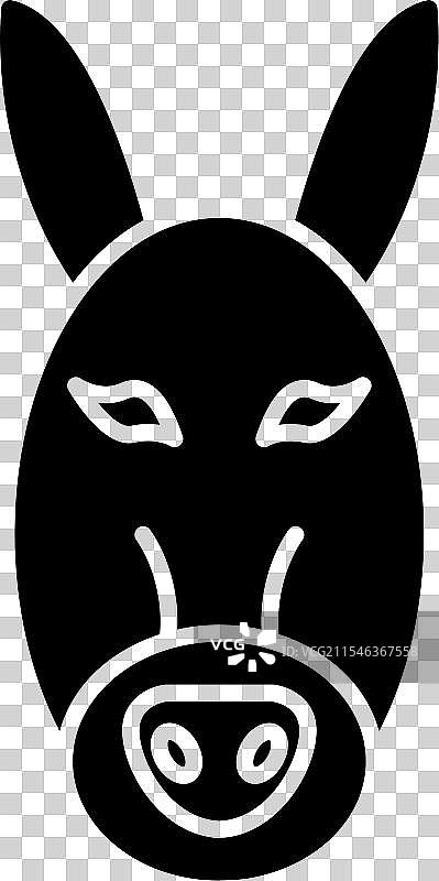 驴子图标设计图片素材