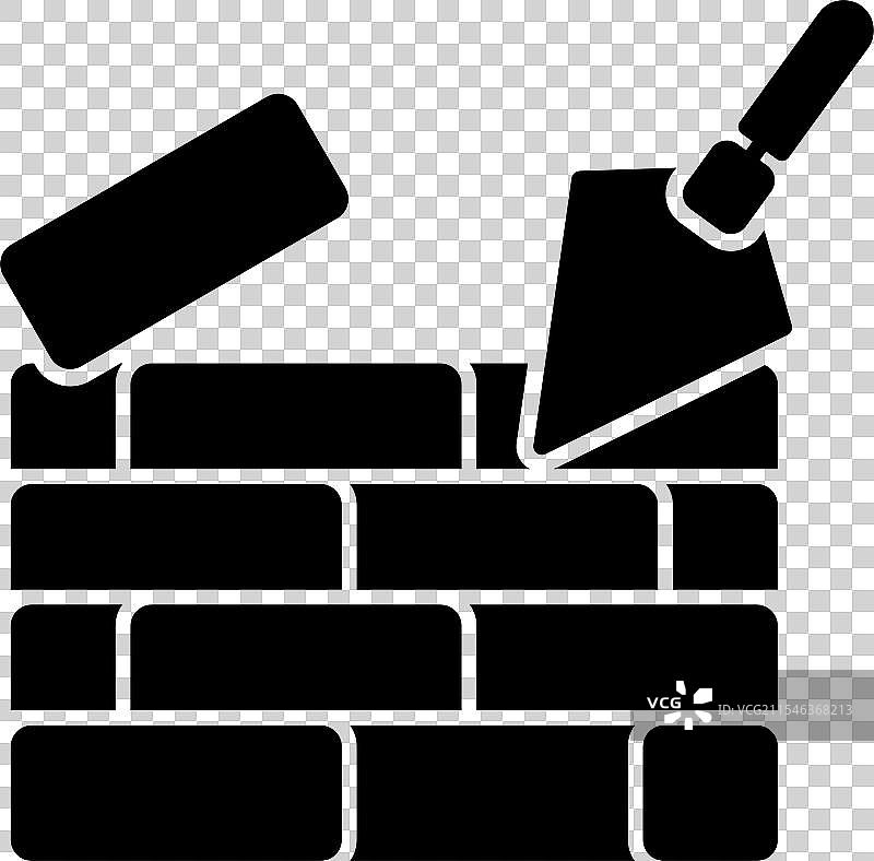 砖墙图标设计图片素材
