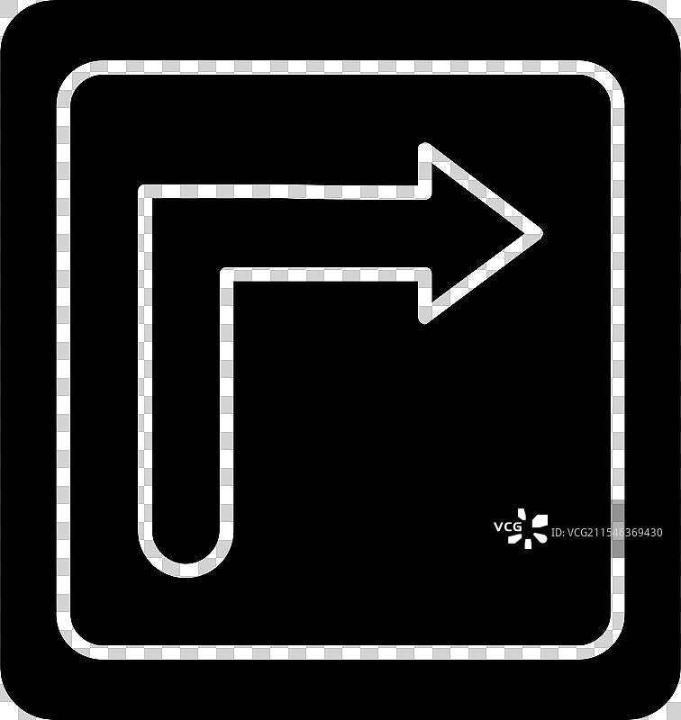 向右转的图标设计图片素材