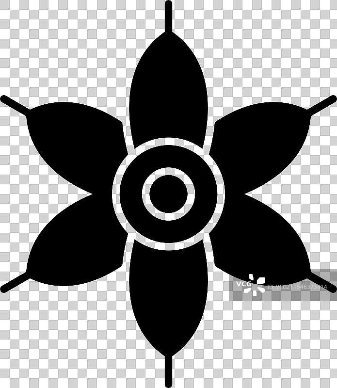 蓝花鼠尾草图标设计图片素材