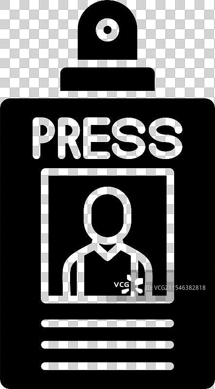 新闻通行证图标设计图片素材