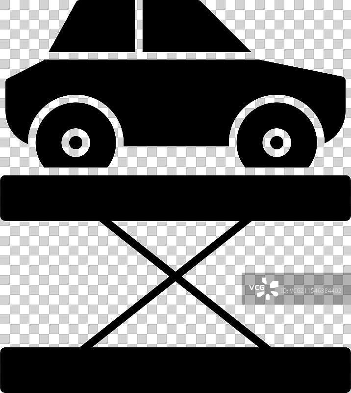 汽车升降机图标设计图片素材