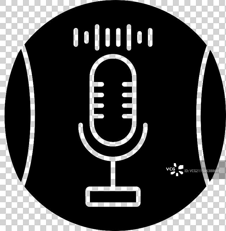 语音录音机图标设计图片素材