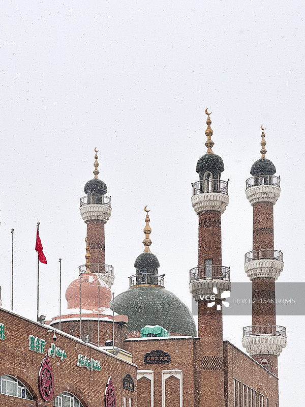 新疆乌鲁木齐市大巴扎图片素材